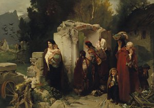モンテネグロ難民の故郷への帰還 作： Jaroslav Cermak
